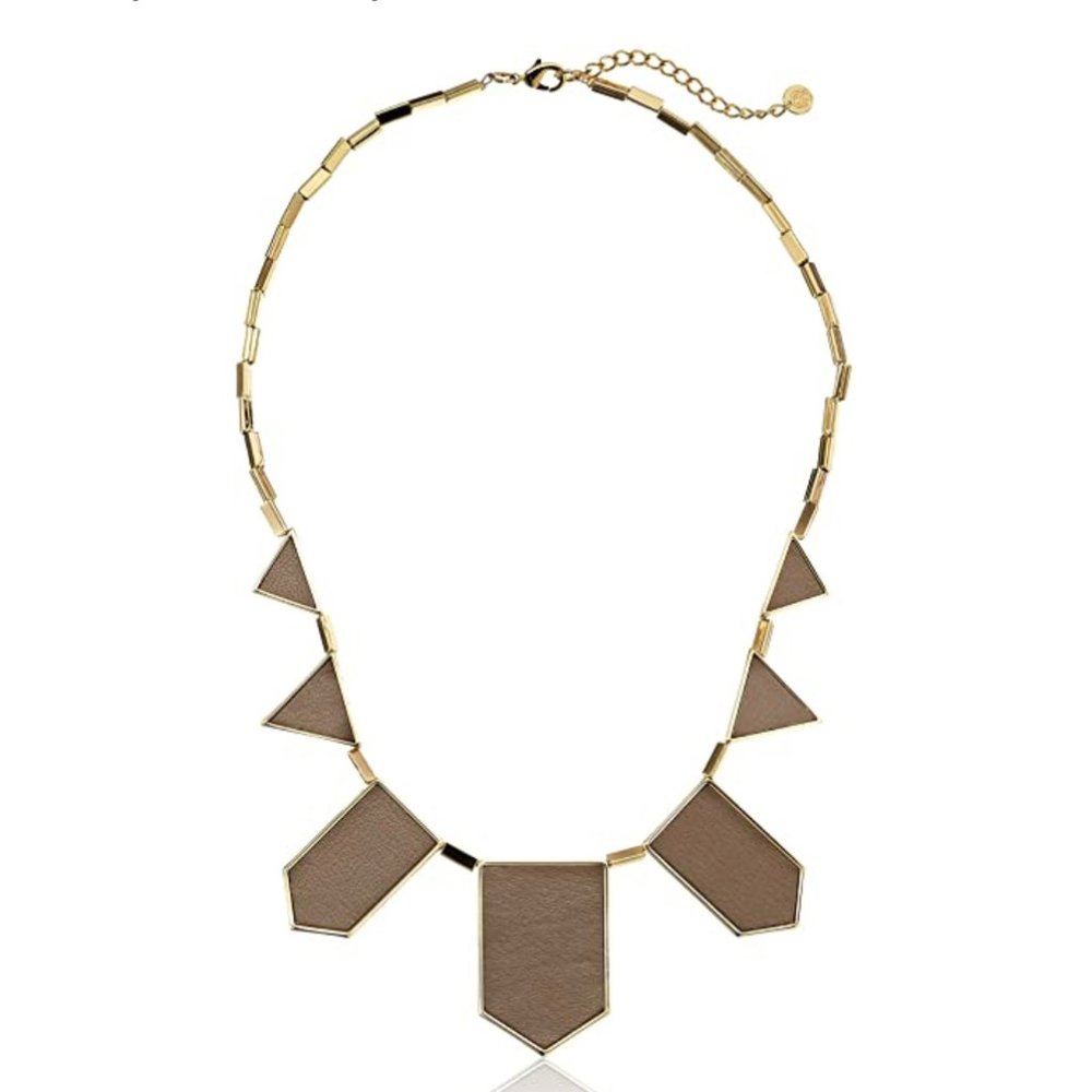 House of Harlow 1960 Station Leather Necklace